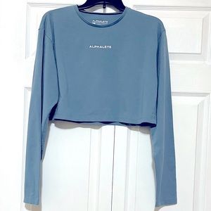 Alphalete cropped long sleeve